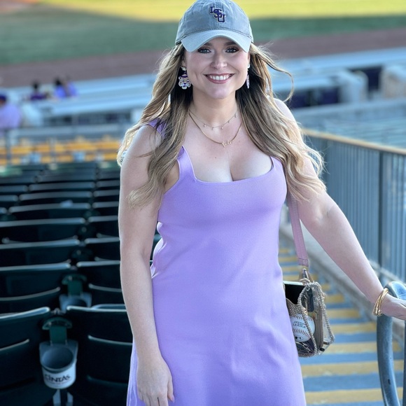 ZARA Casual Cute Lavender Sleeveless Summer Spring Dress - Picture 11 of 12